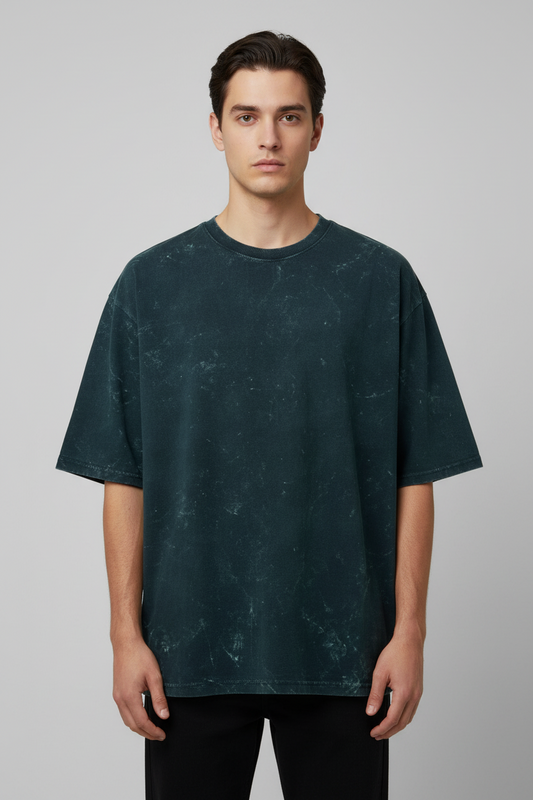 Unisex Acid Washed Oversized Tee