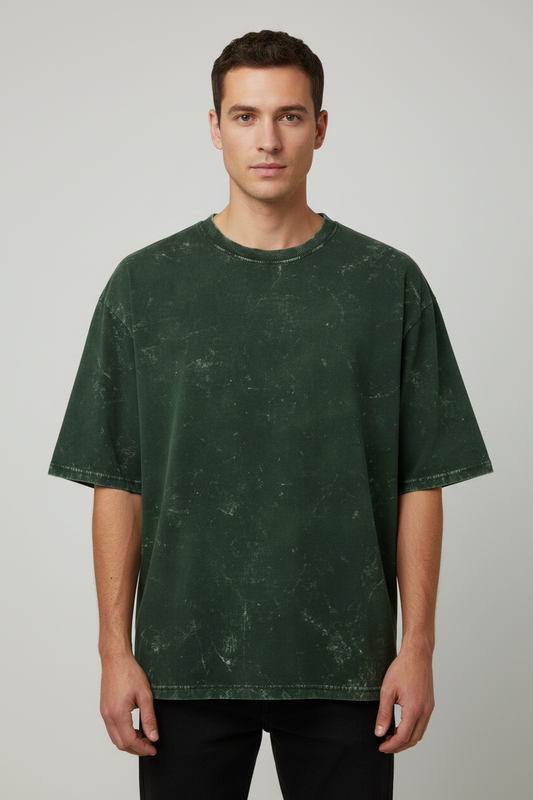 Unisex Acid Washed Oversized Tee