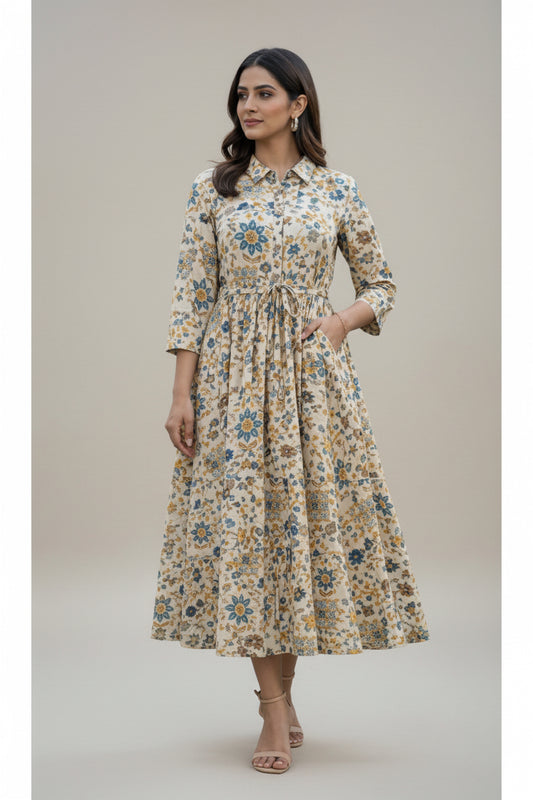 Midi Dress Printed